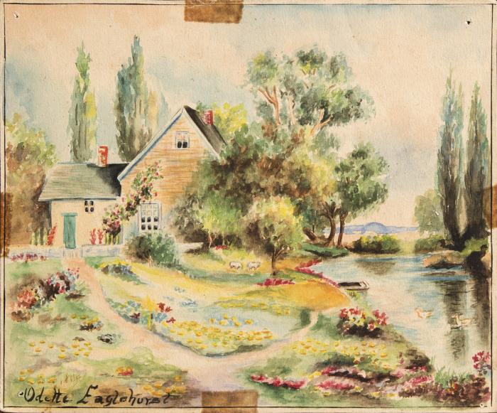 [Casa junto al lago]