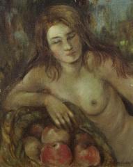 [Mujer con manzanas]